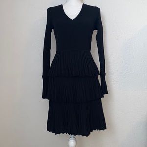 Diane Von Furstenberg black sweater dress
